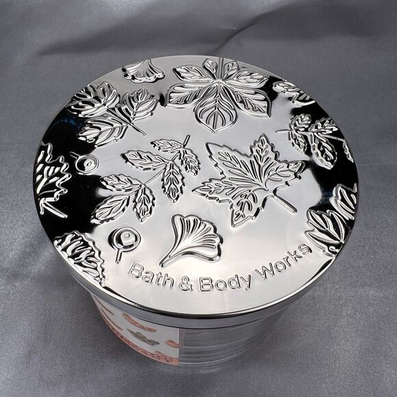 Lot x2 BBW Limited Edition Pumpkin Cold Foam +‎ Glazed Croissant 3-Wick Candles - Picture 8 of 14